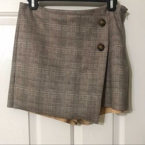ZARA Checkered Skort